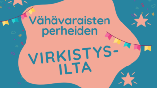 kuvassa lukee vähävaraisten perheiden virkistysilta